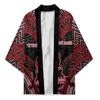 Personalised New Zealand Waitangi Day Kimono Te Tiriti O Waitangi 1840 DT05 Unisex Black - Polynesian Pride