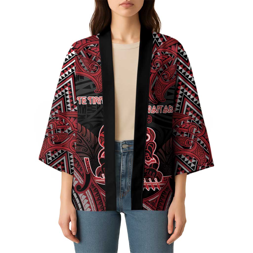 Personalised New Zealand Waitangi Day Kimono Te Tiriti O Waitangi 1840 DT05 - Polynesian Pride