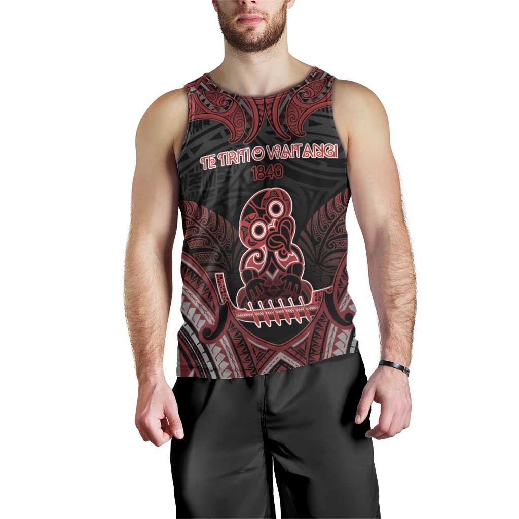 Personalised New Zealand Waitangi Day Men Tank Top Te Tiriti O Waitangi 1840 DT05 - Polynesian Pride