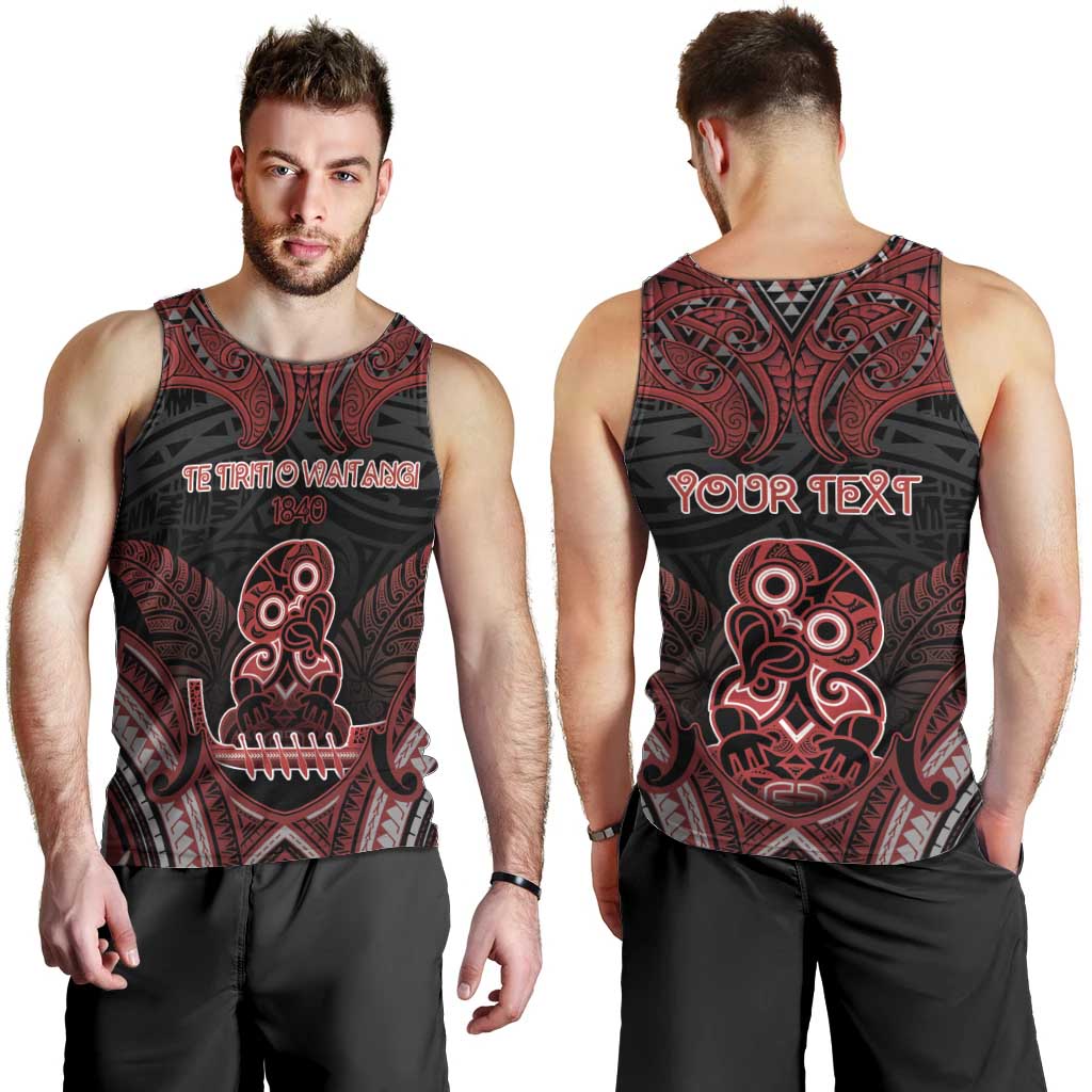 Personalised New Zealand Waitangi Day Men Tank Top Te Tiriti O Waitangi 1840 DT05 - Polynesian Pride