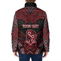 Personalised New Zealand Waitangi Day Padded Jacket Te Tiriti O Waitangi 1840 DT05 - Polynesian Pride