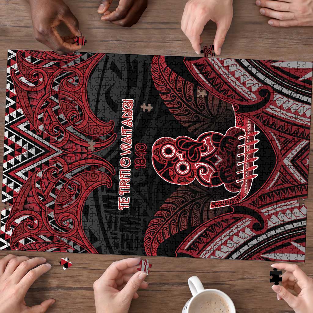 New Zealand Waitangi Day Puzzle Te Tiriti O Waitangi 1840 DT05 - Polynesian Pride