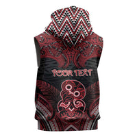 Personalised New Zealand Waitangi Day Sleeveless Zip Hoodie Te Tiriti O Waitangi 1840 DT05 - Polynesian Pride