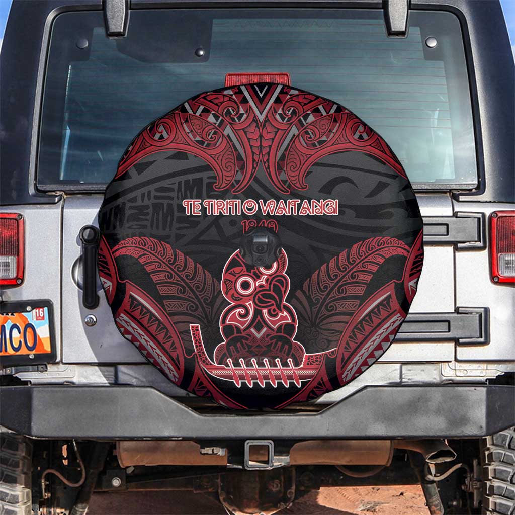 New Zealand Waitangi Day Spare Tire Cover Te Tiriti O Waitangi 1840 - Polynesian Pride