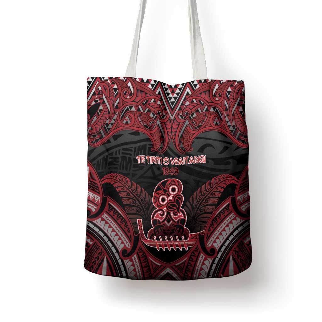 New Zealand Waitangi Day Tote Bag Te Tiriti O Waitangi 1840 - Polynesian Pride