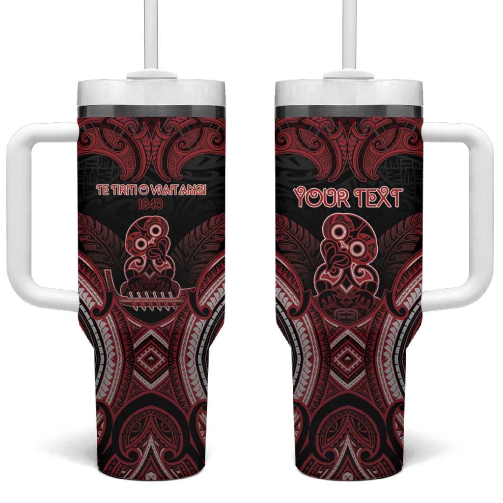 Personalised New Zealand Waitangi Day Tumbler With Handle Te Tiriti O Waitangi 1840 - Polynesian Pride