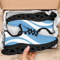 Federated States Of Micronesia Clunky Sneakers Flag-Inspired Curve Style LT05 - Polynesian Pride