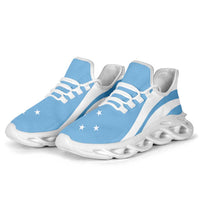 Federated States Of Micronesia Clunky Sneakers Flag-Inspired Curve Style LT05 - Polynesian Pride