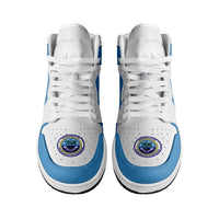 Federated States Of Micronesia High Sneakers AJ1 Coat Of Arms Flag Inspired LT05 - Polynesian Pride