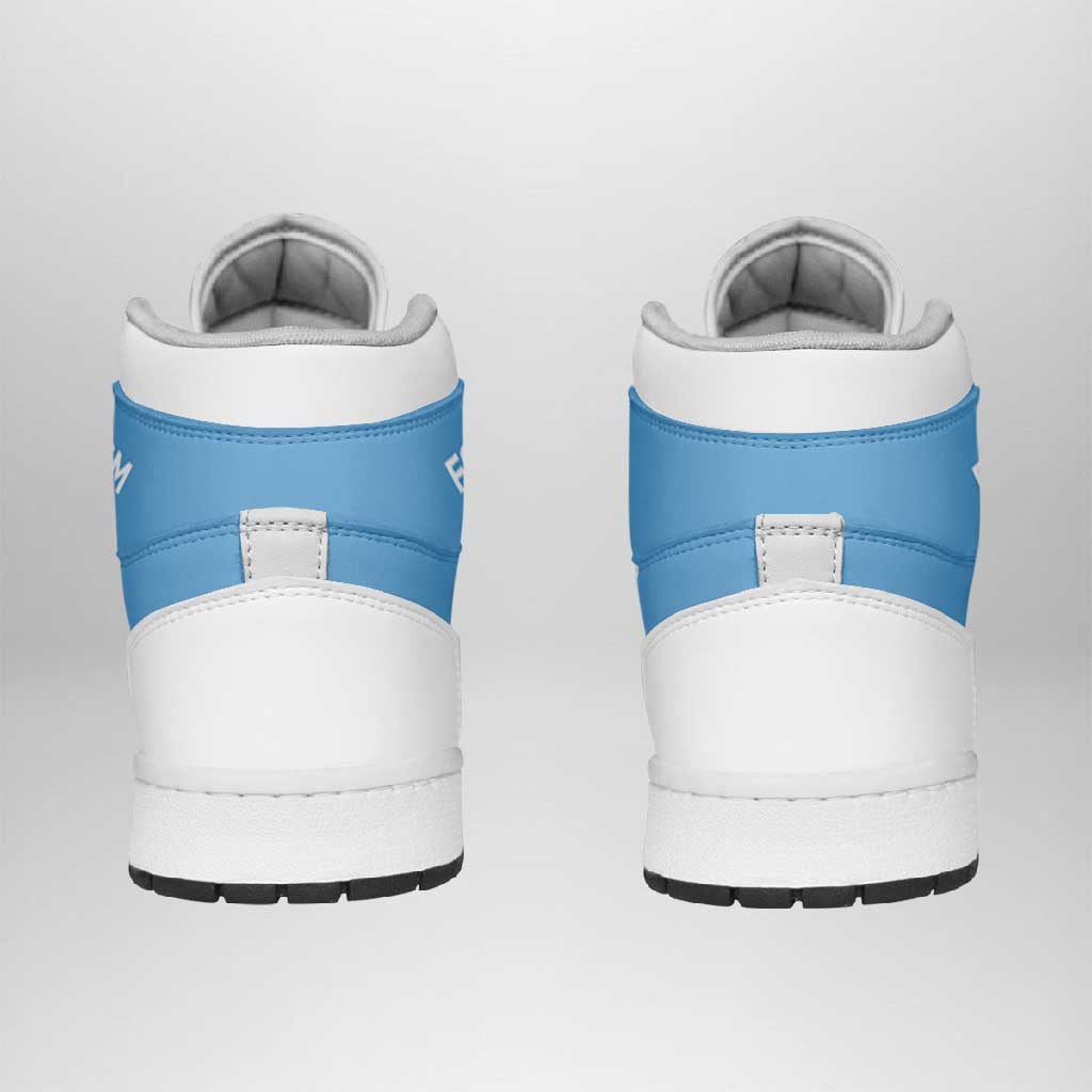 Federated States Of Micronesia High Sneakers AJ1 Coat Of Arms Flag Inspired LT05 - Polynesian Pride