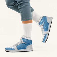 Federated States Of Micronesia High Sneakers AJ1 Coat Of Arms Flag Inspired LT05 - Polynesian Pride