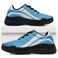 Fiji Chunky Sneakers Flag-Inspired Curve Style LT05 Blue - Polynesian Pride