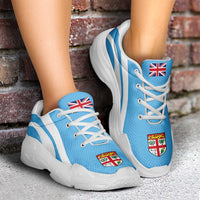 Fiji Chunky Sneakers Flag-Inspired Curve Style LT05 - Polynesian Pride