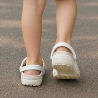 Fiji Clogs Shoes Masi Tapa Pattern Brown - Polynesian Pride