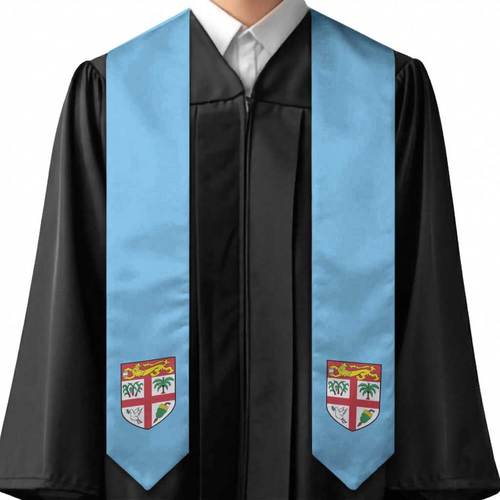 Fiji Graduation Stole Flag Style LT05 - Polynesian Pride