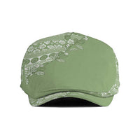 Fiji Marau na Kerisimasi Jeff Hat Sage Green Tagimoucia Tapa Masi Tribal - Polynesian Pride