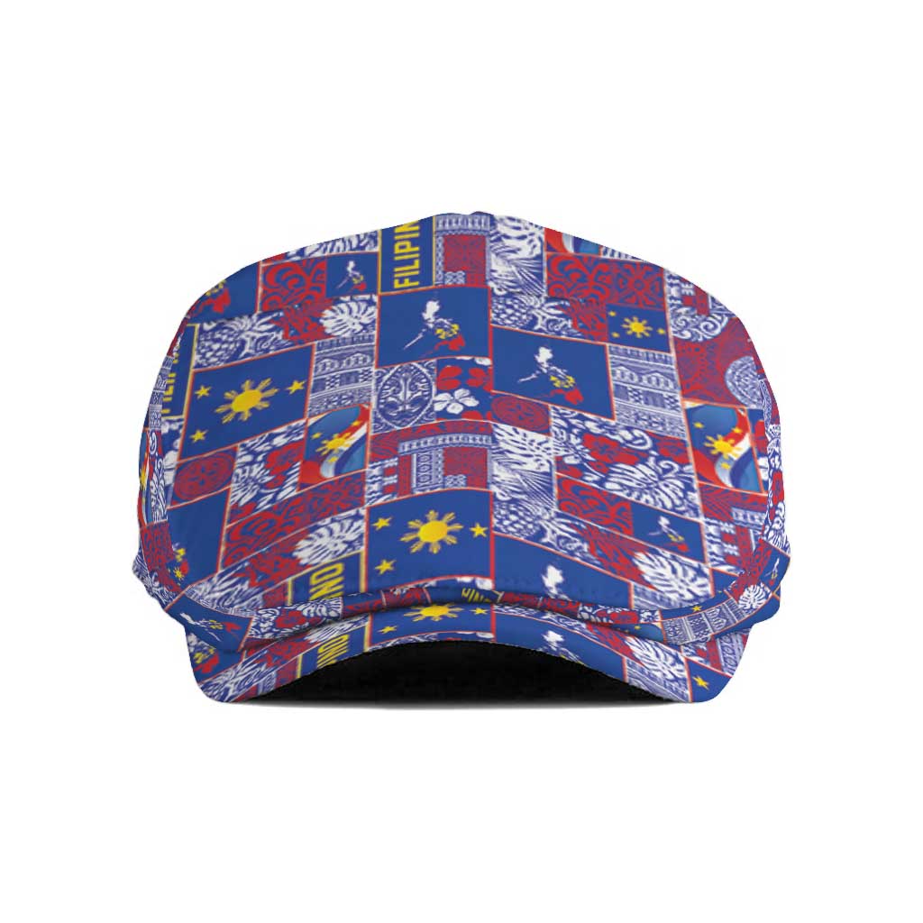Filipino Maligayang Pasko Jeff Hat Pacific Patchwork Xmas Vibes - Polynesian Pride