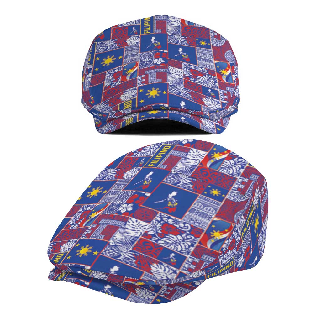 Filipino Maligayang Pasko Jeff Hat Pacific Patchwork Xmas Vibes - Polynesian Pride