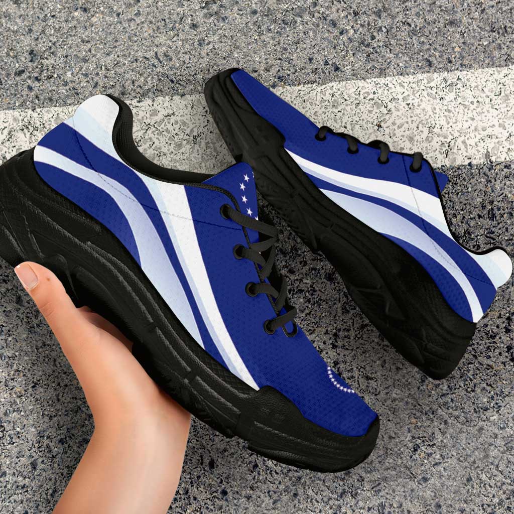 FSM Chuuk Chunky Sneakers Flag-Inspired Curve Style LT05 - Polynesian Pride