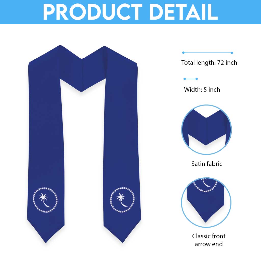 FSM Chuuk Graduation Stole Flag Style LT05 - Polynesian Pride