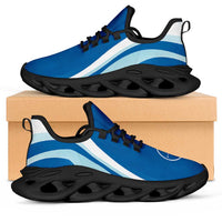FSM Yap Clunky Sneakers Flag-Inspired Curve Style LT05 Blue - Polynesian Pride