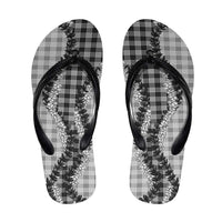 Gray Hawaii Palaka Flip Flops Hawaiian Honohono Lei LT05 Gray - Polynesian Pride