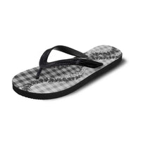 Gray Hawaii Palaka Flip Flops Hawaiian Honohono Lei LT05 - Polynesian Pride