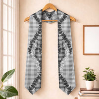 Gray Hawaii Palaka Graduation Stole Hawaiian Honohono Lei LT05 One Size Gray - Polynesian Pride