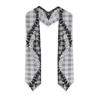 Gray Hawaii Palaka Graduation Stole Hawaiian Honohono Lei LT05 - Polynesian Pride