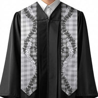 Gray Hawaii Palaka Graduation Stole Hawaiian Honohono Lei LT05 - Polynesian Pride