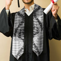 Gray Hawaii Palaka Graduation Stole Hawaiian Honohono Lei LT05 - Polynesian Pride