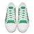 Green Aloha Hawaii Low Top Shoes Monstera Hibiscus Plumeria Seamless Vibes - Polynesian Pride