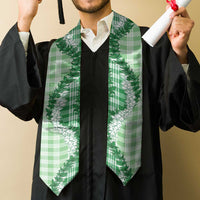 Green Hawaii Palaka Graduation Stole Hawaiian Honohono Lei LT05 - Polynesian Pride