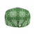Green Hawaiian Quilt Jeff Hat Hawaii Pineapple Monstera Palaka Motifs - Polynesian Pride