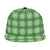 Green Hawaiian Quilt Snapback Cap Hawaii Pineapple Monstera Palaka Motifs - Polynesian Pride