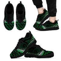 Green Matariki New Zealand Sneakers Maori Poutama Galaxy Vibes LT14 - Polynesian Pride