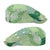 Green Palaka Japanese Traditional Jeff Hat Asanoha Seigaiha Sakura Motif - Polynesian Pride