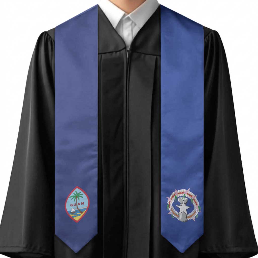 Guam And Northern Mariana Islands Graduation Stole LT05 - Polynesian Pride