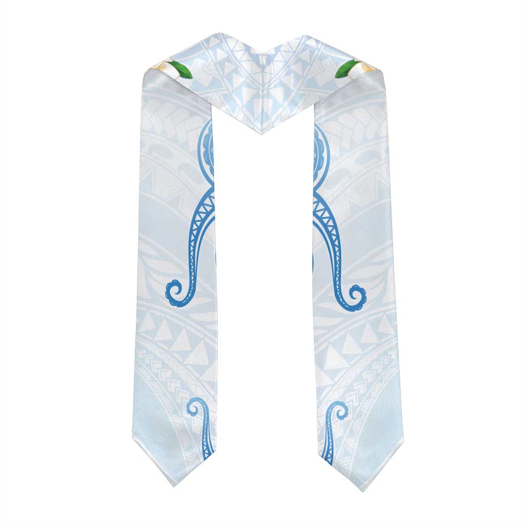 Guam Chamorro Graduation Stole Guasali Flowers Curves Style LT05 - Polynesian Pride