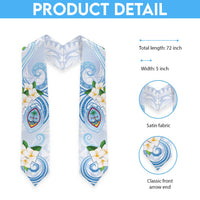 Guam Chamorro Graduation Stole Guasali Flowers Curves Style LT05 - Polynesian Pride