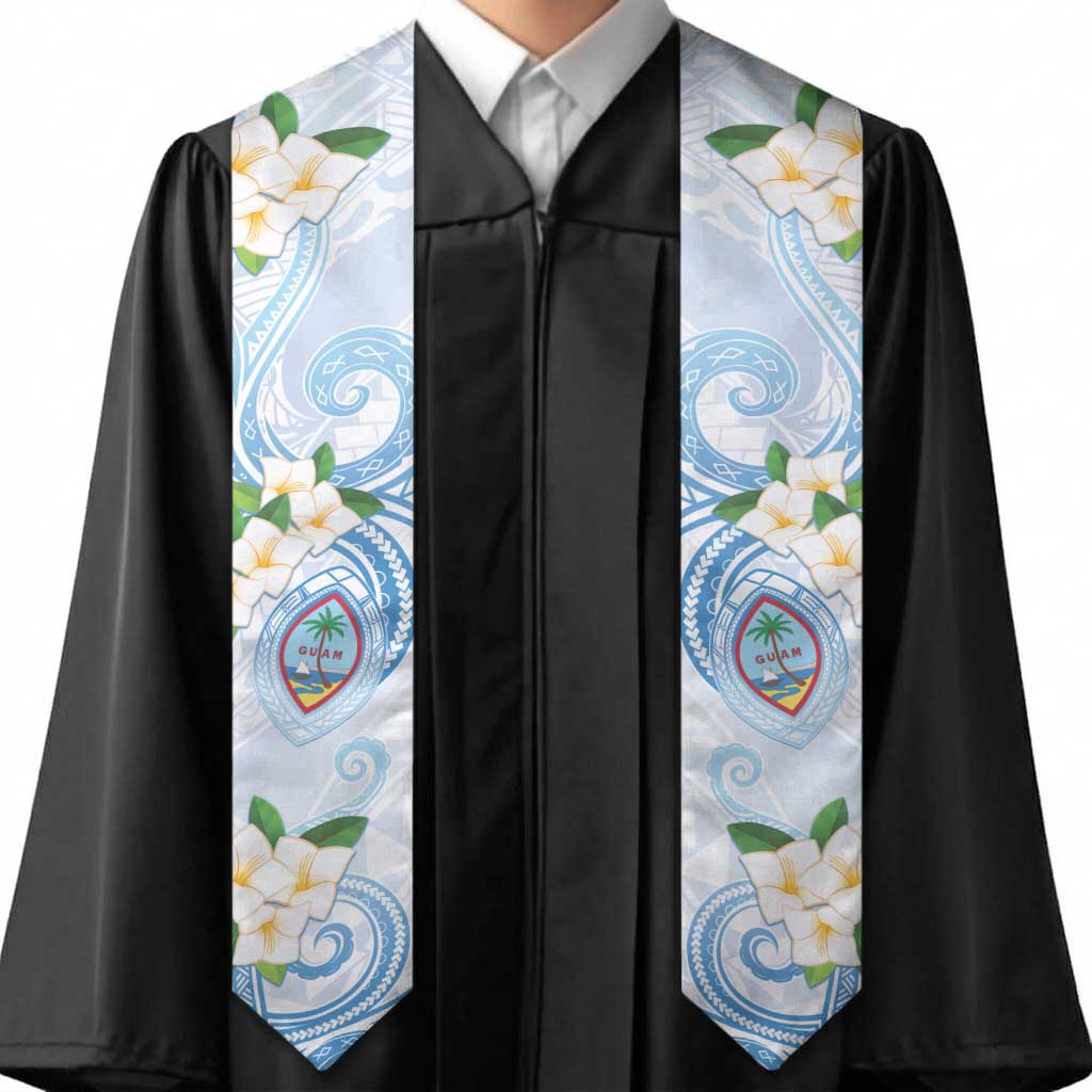 Guam Chamorro Graduation Stole Guasali Flowers Curves Style LT05 - Polynesian Pride