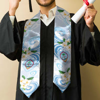 Guam Chamorro Graduation Stole Guasali Flowers Curves Style LT05 - Polynesian Pride