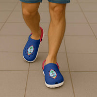 Guam Clogs Shoes Heritage Palette Flag-Inspired - Polynesian Pride