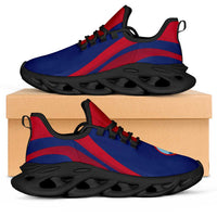 Guam Clunky Sneakers Flag-Inspired Curve Style LT05 Red - Polynesian Pride