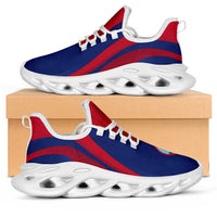 Guam Clunky Sneakers Flag-Inspired Curve Style LT05 Red - Polynesian Pride