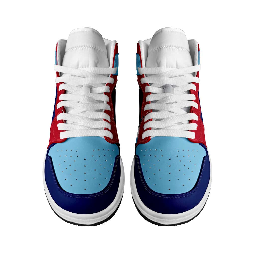 Guam High Sneakers AJ1 Coat Of Arms Flag Inspired LT05 - Polynesian Pride