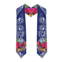 Hafa Adai Guam History and Chamorro Heritage Day Graduation Stole Blue Latte Stone LT05 - Polynesian Pride