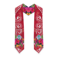 Hafa Adai Guam History and Chamorro Heritage Day Graduation Stole Red Latte Stone LT05 - Polynesian Pride