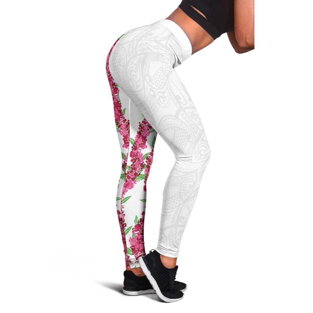 Hawaii Aalii Lei Leggings Aalii Ku Makani