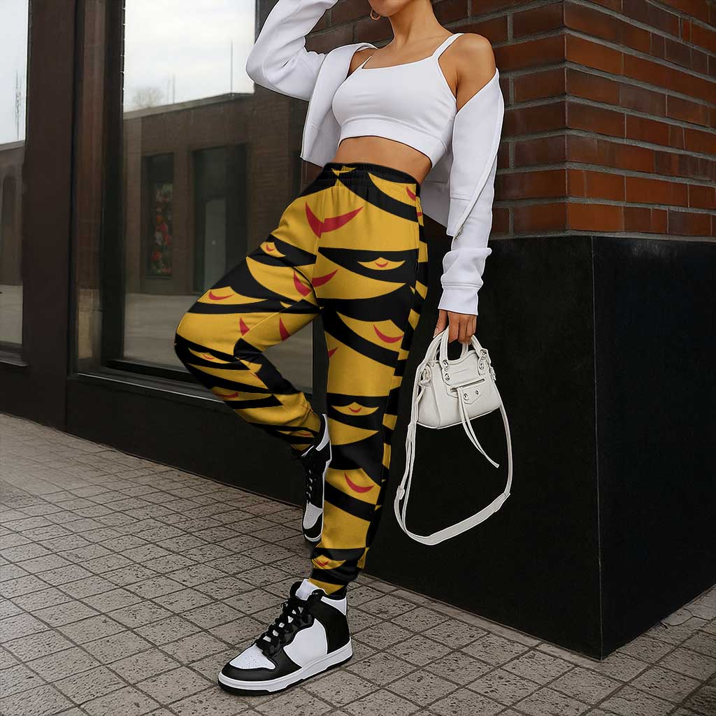 Hawaii Ahu Ula Inspired Jogger Pants Black Version LT05 - Polynesian Pride